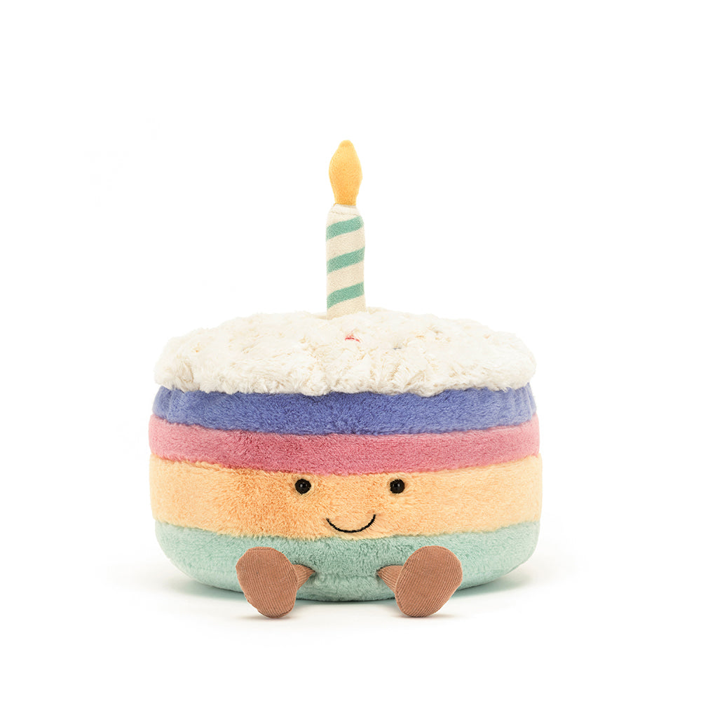 Jellycat Amuseable Rainbow Birthday Cake