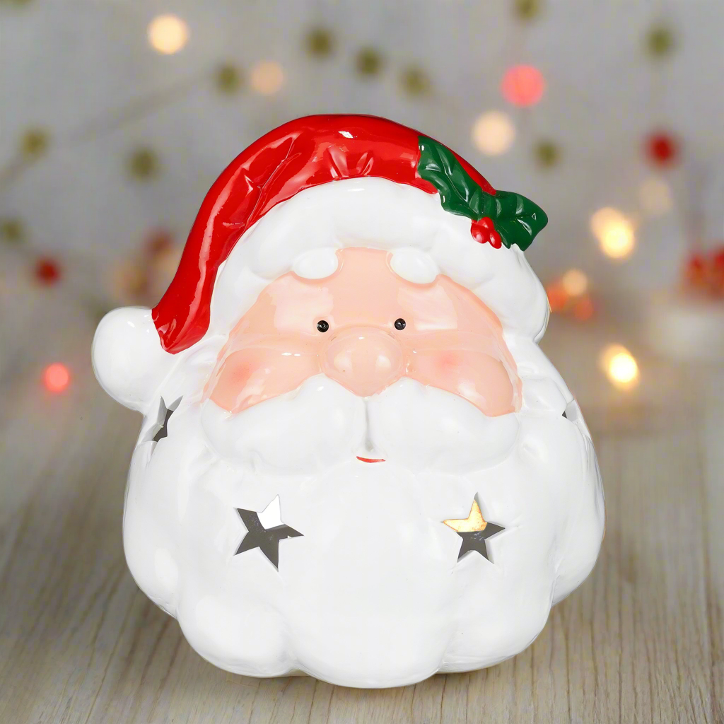 Christmas Tealight Holder - Santa Claus