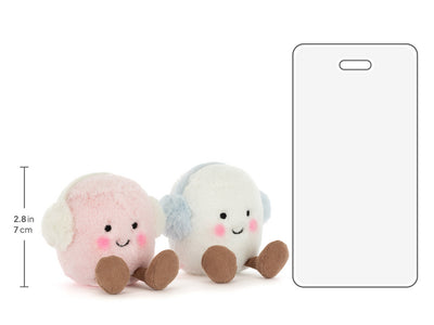 Jellycat Christmas 2025 Amuseables Toastie Pink and White Marshmallows