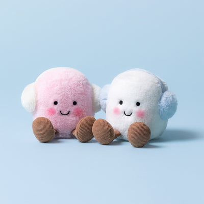 Jellycat Christmas 2025 Amuseables Toastie Pink and White Marshmallows