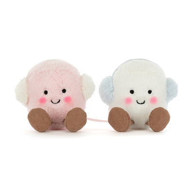 Jellycat Christmas 2025 Amuseables Toastie Pink and White Marshmallows