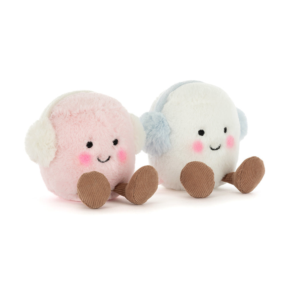 Jellycat Christmas 2025 Amuseables Toastie Pink and White Marshmallows