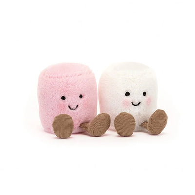 Jellycat Amuseable Pink And White Marshmallows N