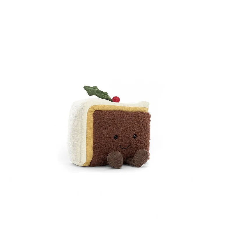 Jellycat Christmas 2024 Amuseable Slice Of Christmas Cake