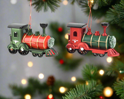 Christmas Tree Hanging Decoration - Vintage Train