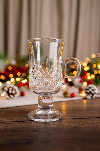 Killarney Crystal Trinity Irish Coffee Mugs - Set of 4 PQ6