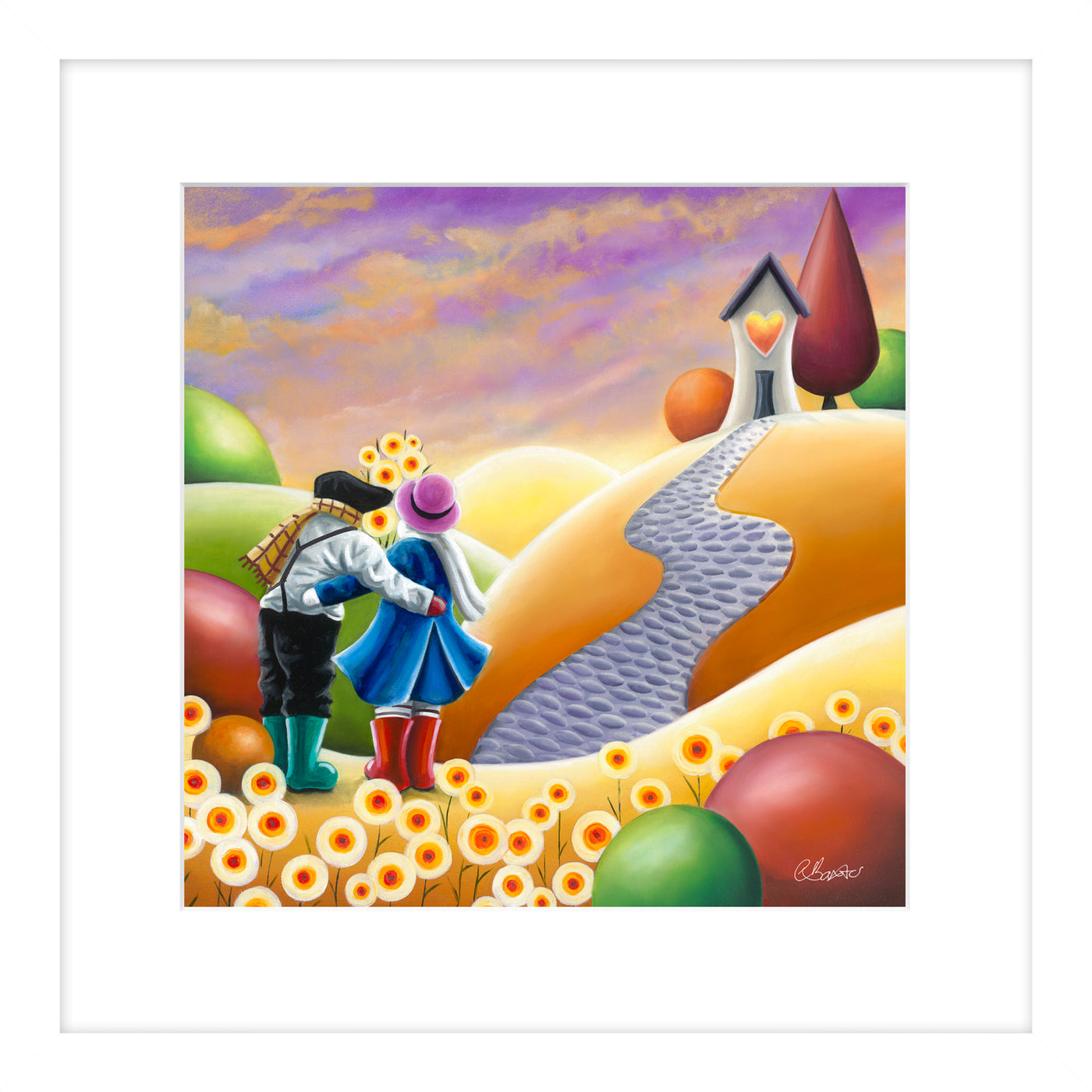 Picked for You/ Thanking Our Lucky Stars Framed Print **CLICK & COLLECT ONLY**