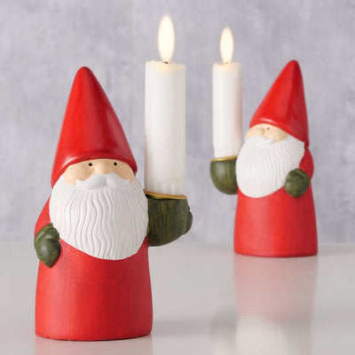 Christmas Candle Holder - Santa Claus
