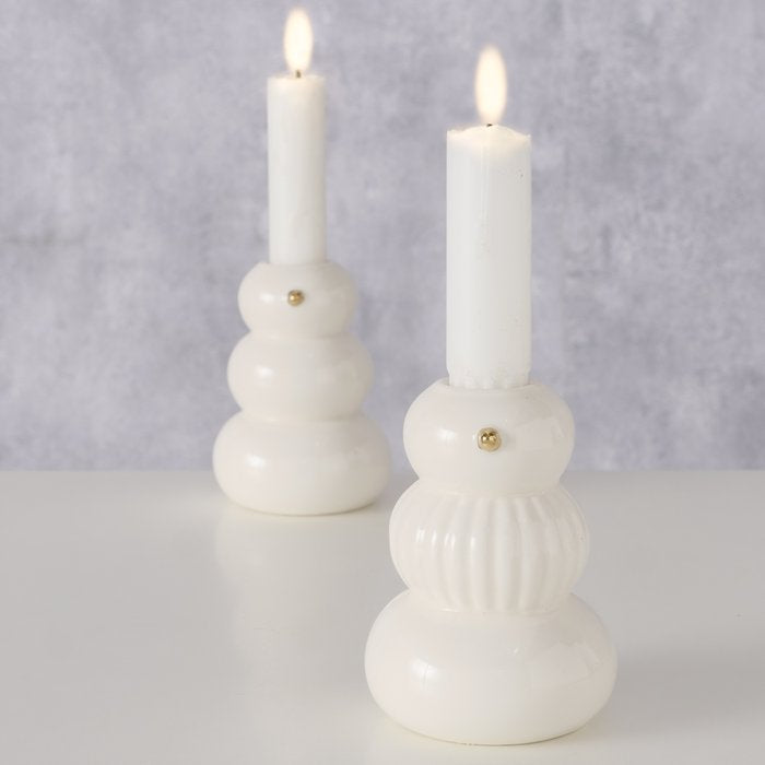 Christmas Candle Holder - Snowman