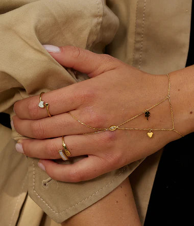 Zag Bijoux Ring Collection - Gold Plated Steel