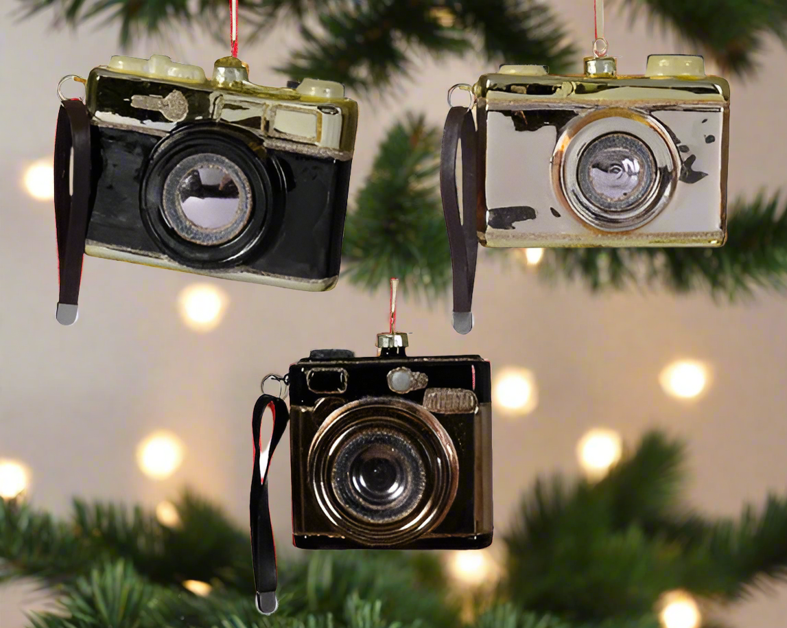 Camera Christmas Tree Ornament