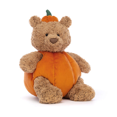 Jellycat Halloween Bartholomew Bear Pumpkin