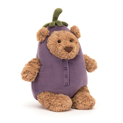 Jellycat Bartholomew Bear Aubergine