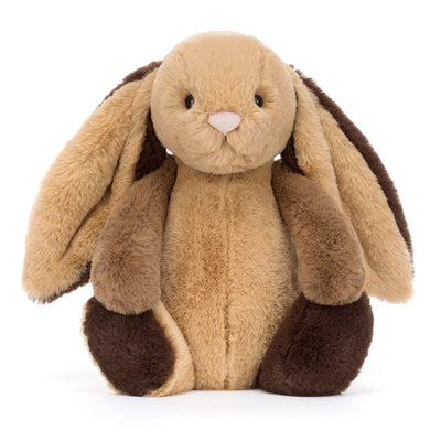 Jellycat Bashful Patchwork Brown Bunny Original