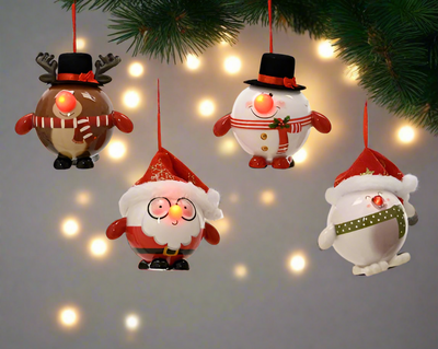 Christmas LED Collection - Flashing Effect Hanging Decorations
