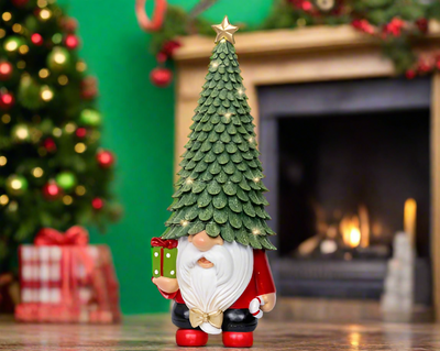 Christmas LED Collection - Red/Pink Gnome