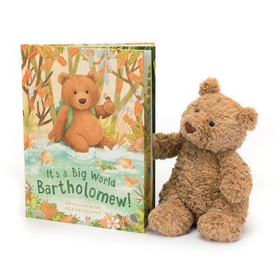 Jellycat 'It's A Big World Bartholomew' Book