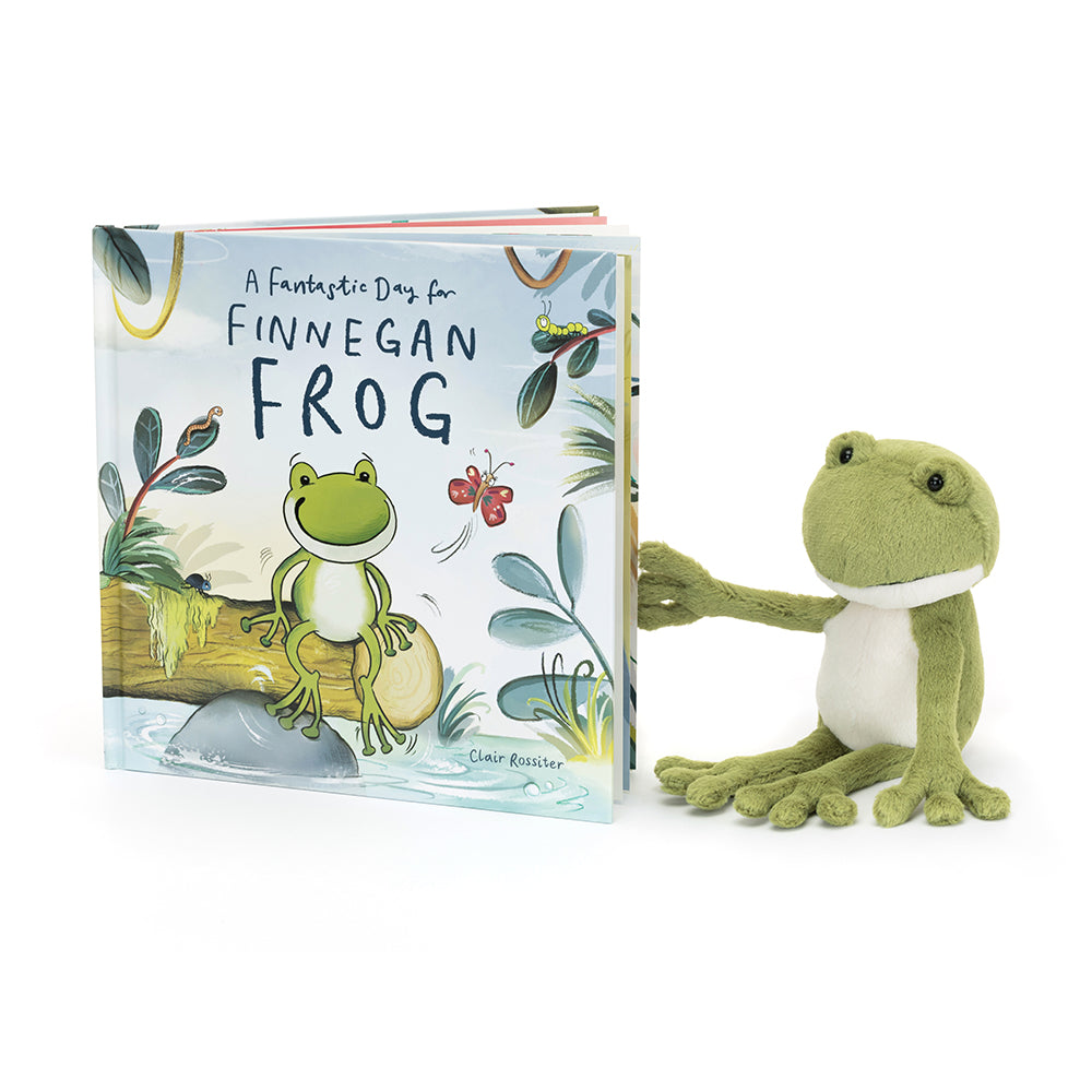 Jellycat 'A Fantastic Day for Finnegan Frog' Book