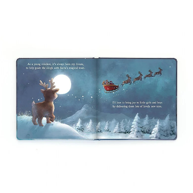 Jellycat Christmas 2024 'A Reindeer's Dream' Book