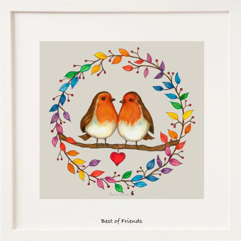 Belinda Northcote 'Best of Friends' Framed Print**