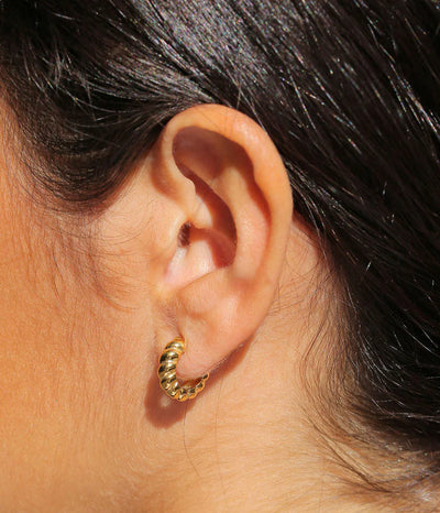 Zag Bijoux Earring Collection - Gold Plated Steel (6)