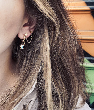 Zag Bijoux Earring Collection - Gold Plated Steel