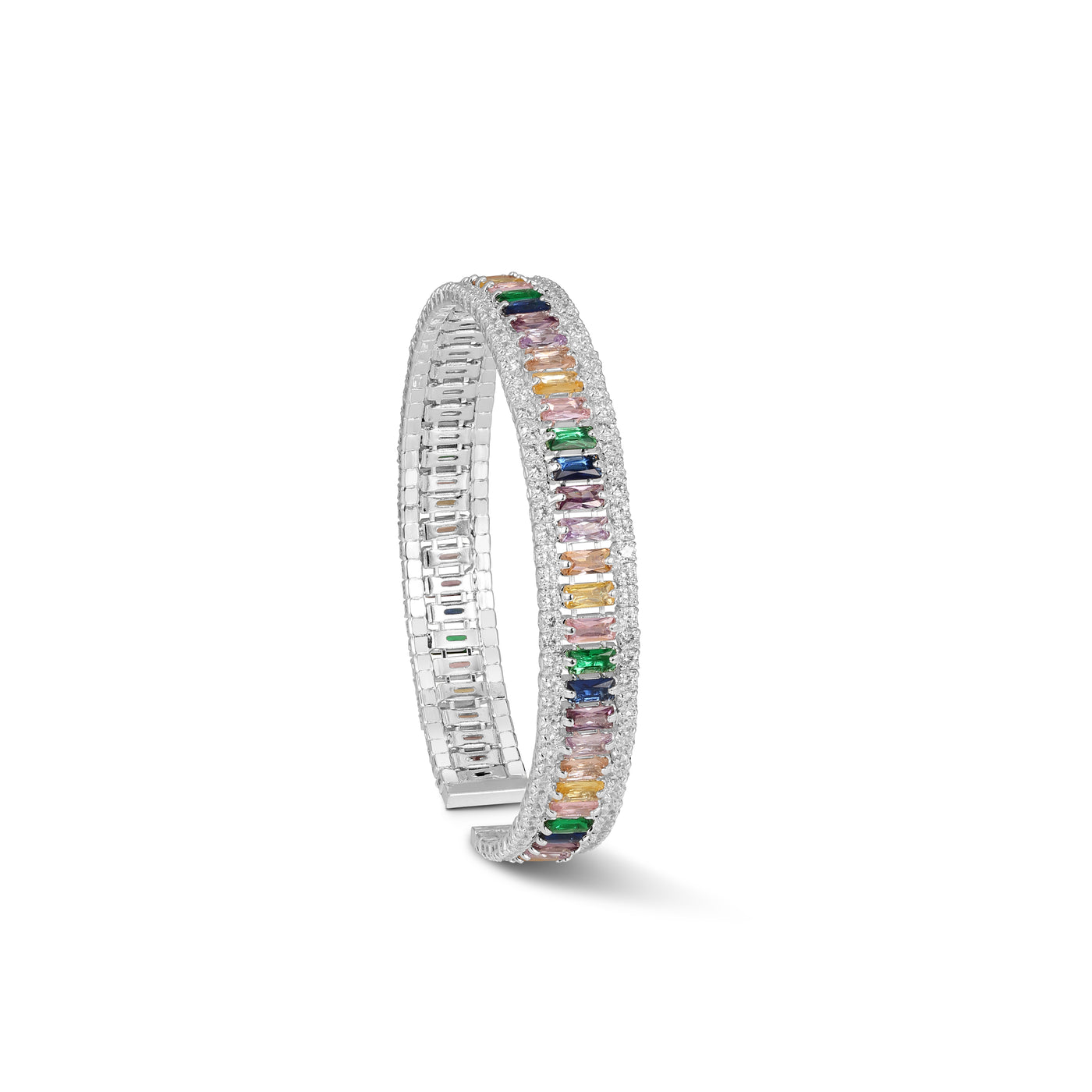 Newbridge Silverware Bracelet - Multi Coloured Stone