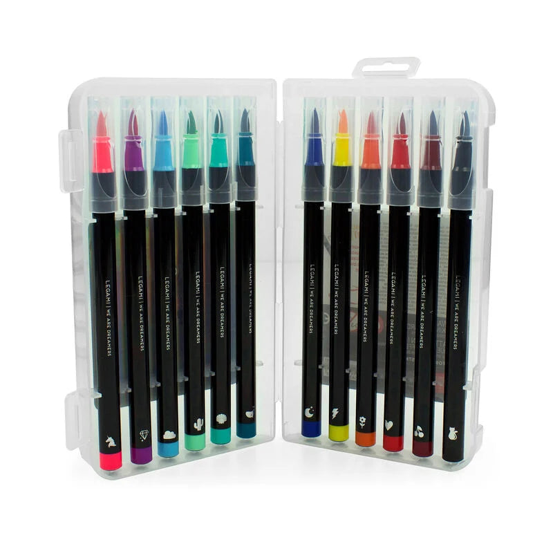 Legami Brush Markers - Set of 12