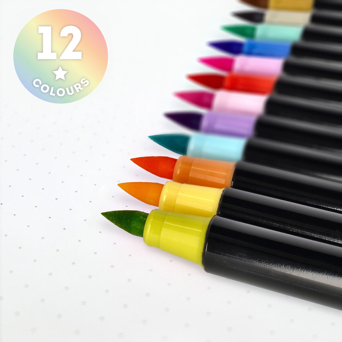 Legami Brush Markers - Set of 12