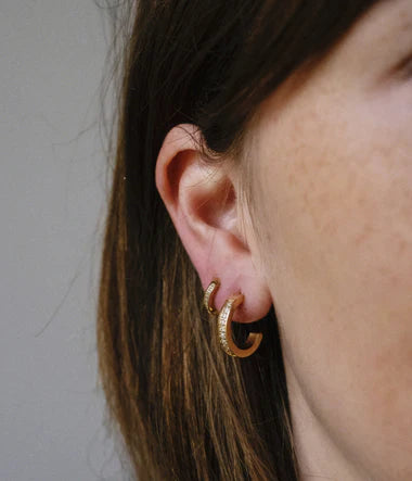 Zag Bijoux Earring Collection - Gold Plated Steel