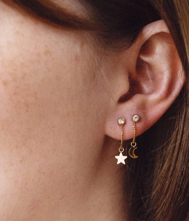 Zag Bijoux Earring Collection - Gold Plated Steel (8)