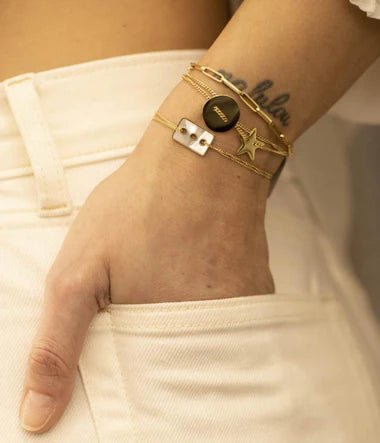 Zag Bijoux Bracelet Collection - Gold Plated Steel