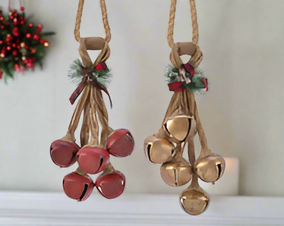 Christmas Ornament - Hanging Iron Bell