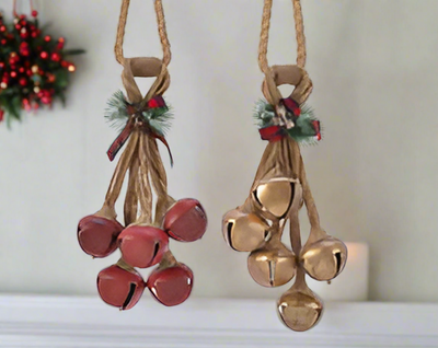 Christmas Ornament - Hanging Iron Bell