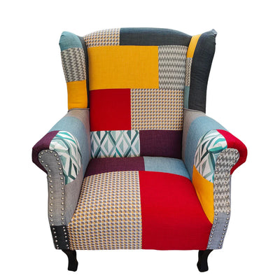 The Grange Interiors Patchwork Armchair **CLICK & COLLECT ONLY**