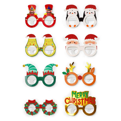 Legami Christmas Paper Eyeglasses - Set of 8