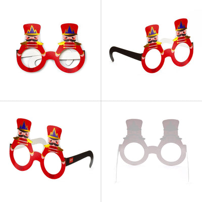 Legami Christmas Paper Eyeglasses - Set of 8