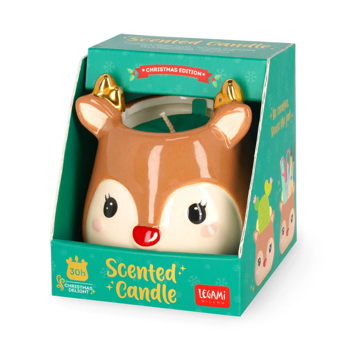 Legami Christmas Reindeer Scented Candle