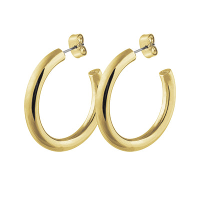 Dyrberg Kern Earrings - Cirkula Gold/Silver Hoops