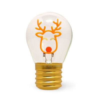 Legami Christmas Light Bulb Shaped Table Lamp -  Bulb Fiction Collection