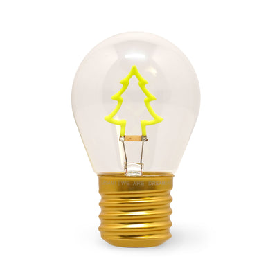 Legami Christmas Light Bulb Shaped Table Lamp -  Bulb Fiction Collection