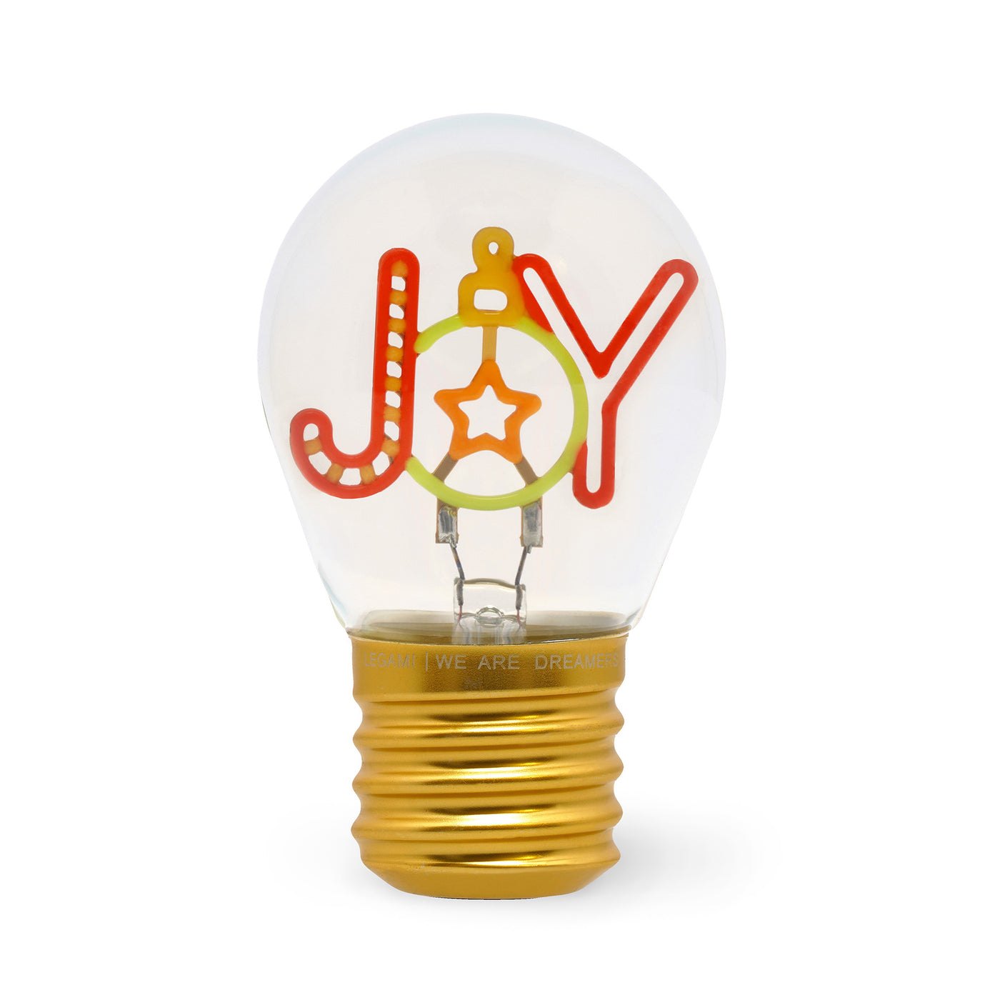 Legami Christmas 2025 - Light Bulb Shaped Table Lamp - Bulb Fiction Collection