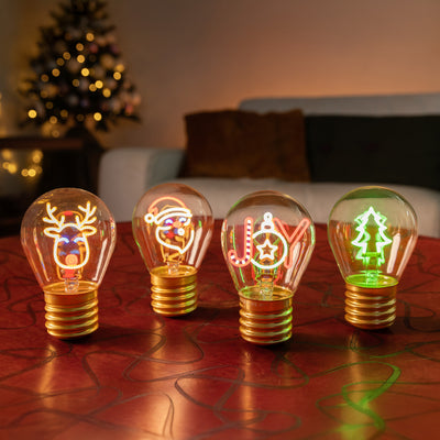 Legami Christmas 2025 - Light Bulb Shaped Table Lamp - Bulb Fiction Collection