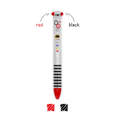 Legami Click & Clack Pen - Two Colour Ballpoint