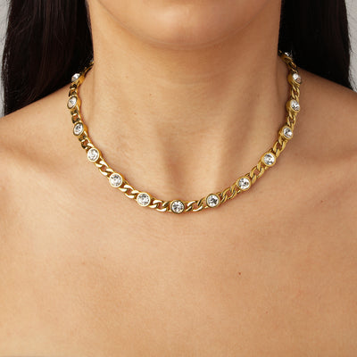 Dyrberg Kern Necklace - Collana Gold/Silver