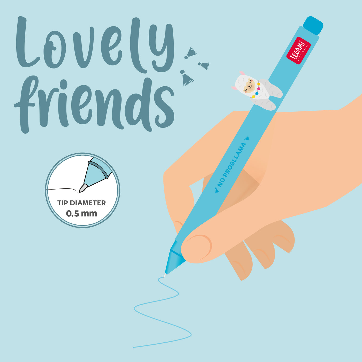 Legami Gel Pen - Lovely Friends