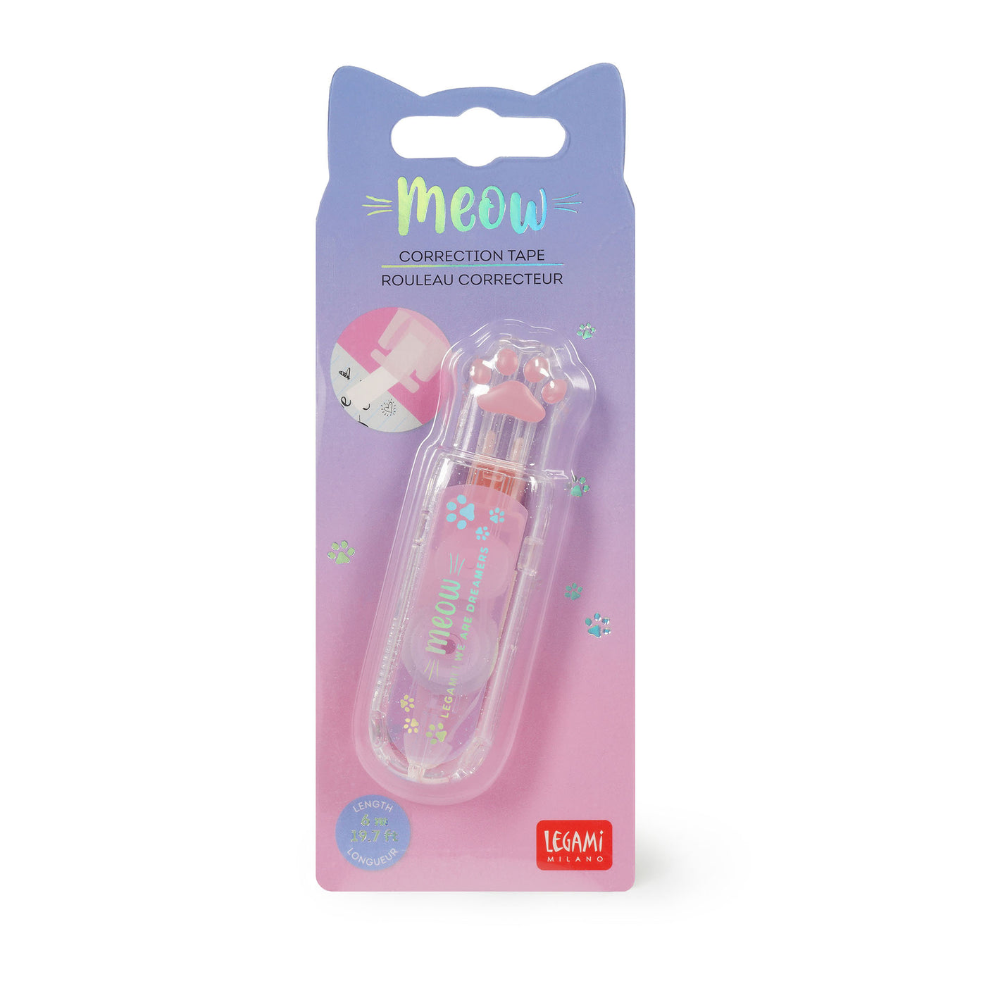 Legami Correction Tape - Meow Kitty