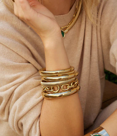 Zag Bijoux Bracelet Collection - Gold Plated Steel