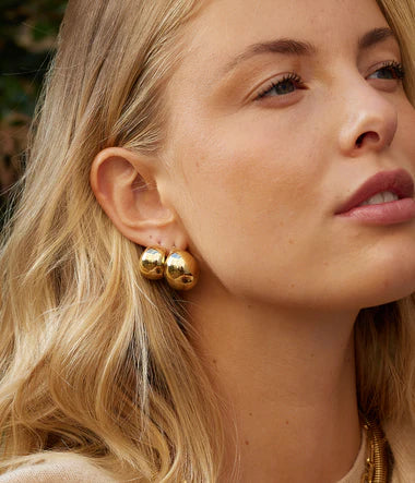 Zag Bijoux Earring Collection - Gold Plated Steel