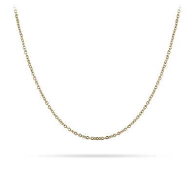 Gisser Sterling Silver Necklace - Gold/Silver Plated Anchor Link Chain - 42cm